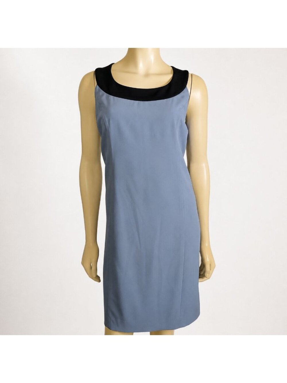 Brownstone Studio New York light and dark blue 2 piece suit dress size 8